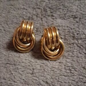 Napier Gold-Tone Knot Earrings